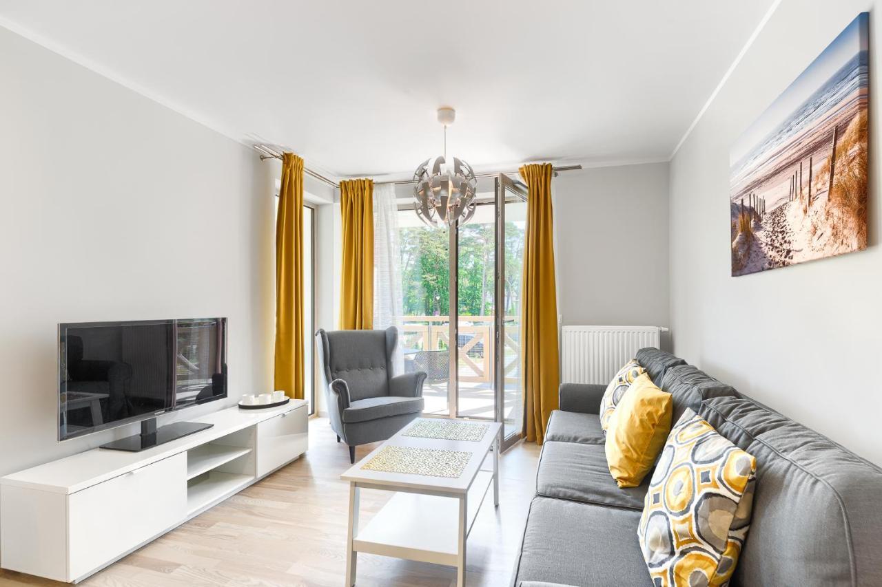 Apartament Bursztynowy Rezydencja Park Mielno  Luaran gambar