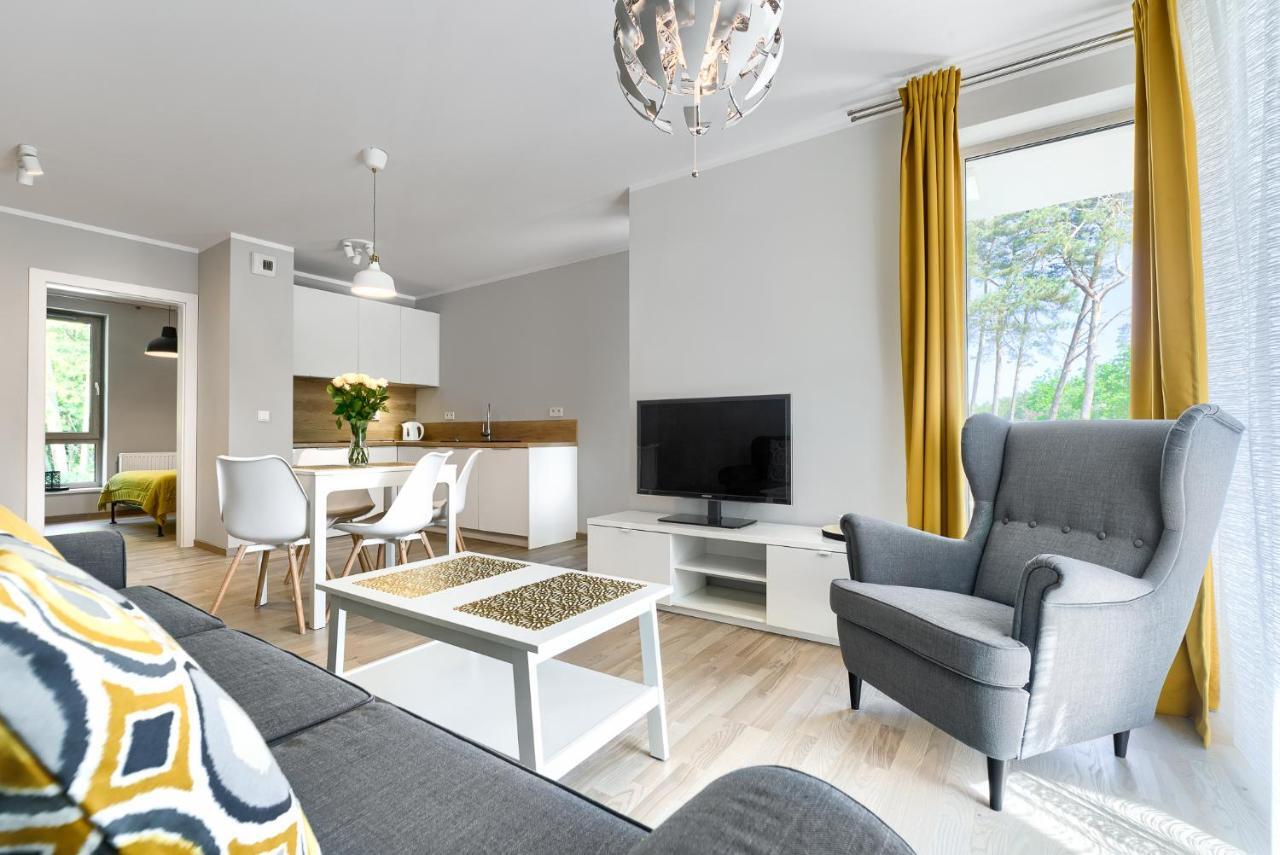 Apartament Bursztynowy Rezydencja Park Mielno  Luaran gambar